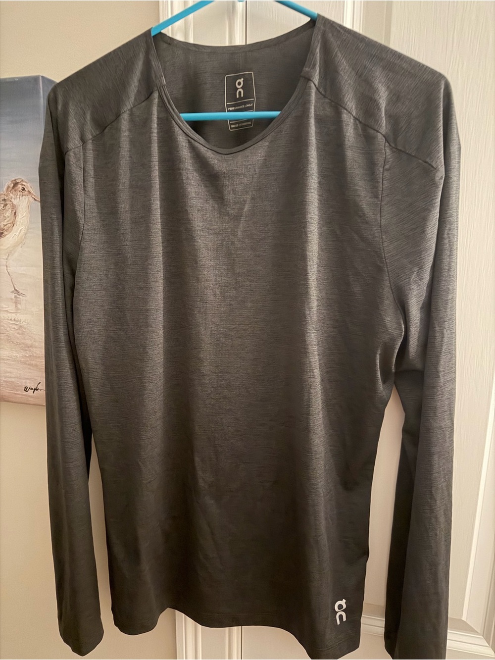 On Running Performance Long Sleeve Shirt - Men's Gray